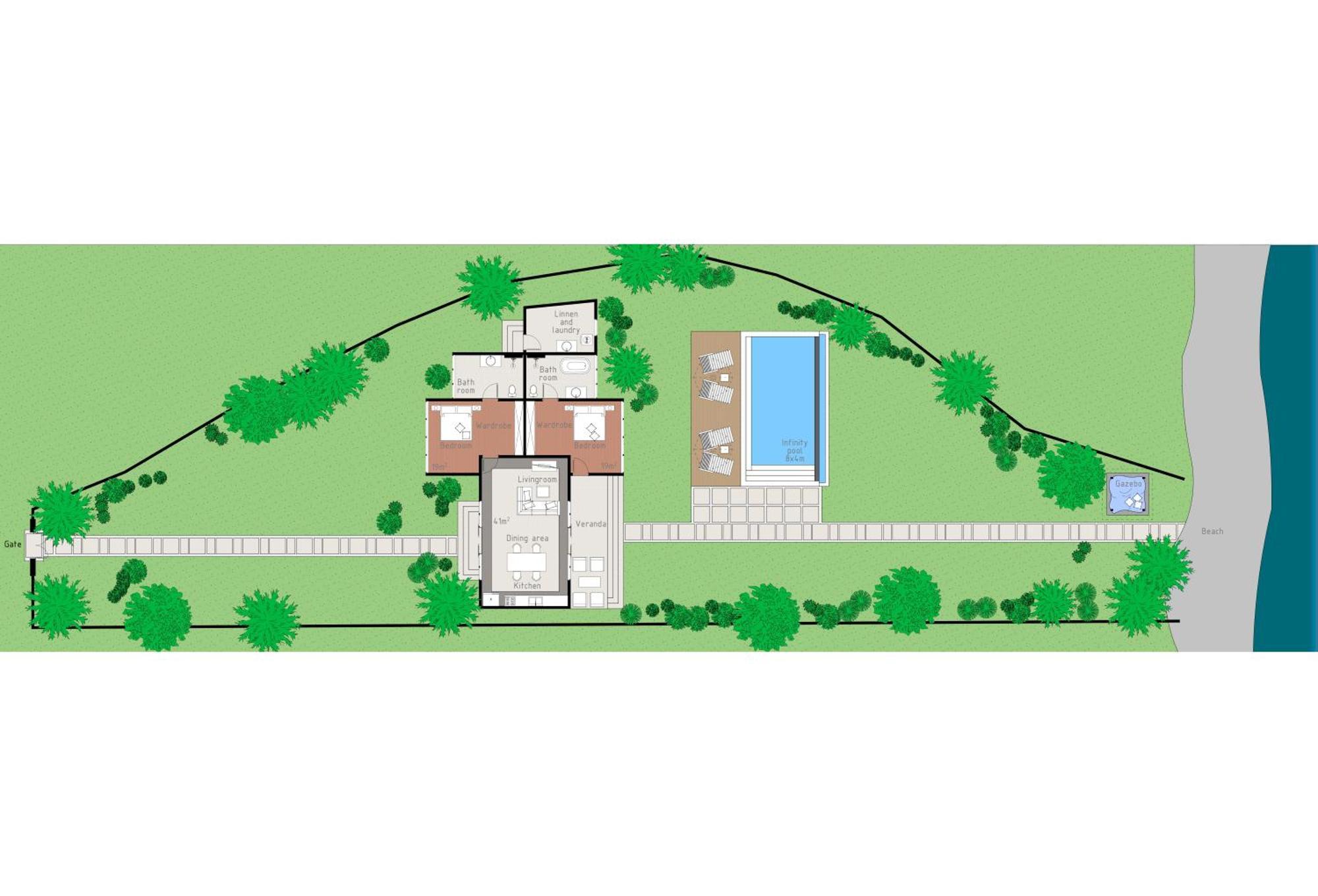 טג'אקולה Octopus Villas חדר תמונה